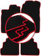 Carlux-red Car Mats Saab 900 Ii Hatchback Liftback 1994-1998