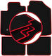 Carlux Red Car Mats for Toyota Corolla E12 E13 Hatchback Station Wagon Sedan 2002-2007