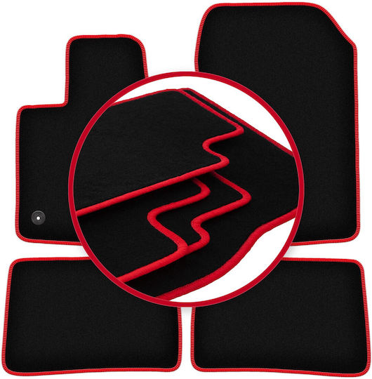 Carlux-red Car Mats Renault Twingo Ii Hatchback 2007-2014
