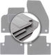 Gray Car Mats for Volvo V50 Station Wagon 2004-2012
