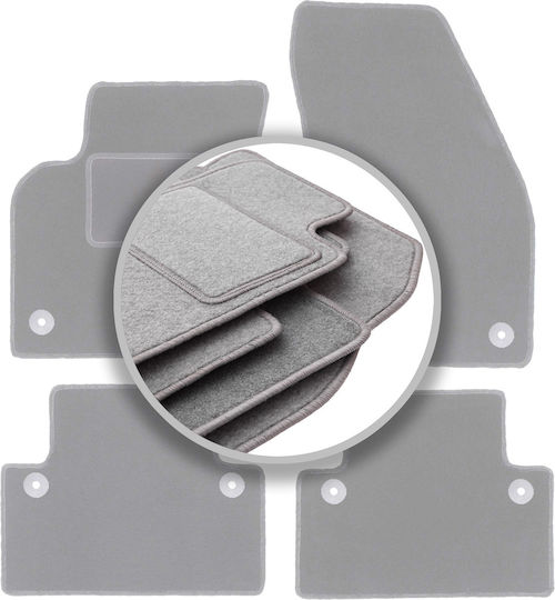 Gray Car Mats for Volvo V50 Station Wagon 2004-2012