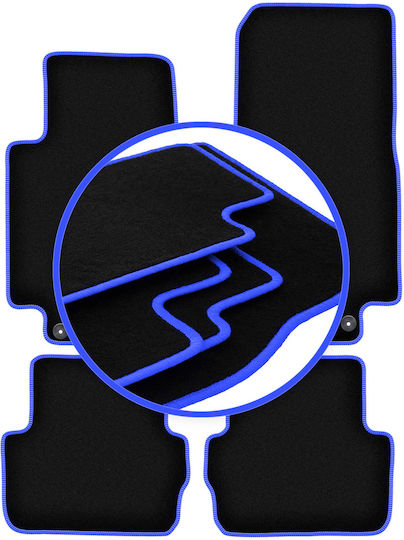 Carlux-blue Car Mats Jaguar S-type X204 Sedan 2002-2008
