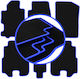 Carlux-blue Car Mats Honda Fr-v Minivan 2004-2009