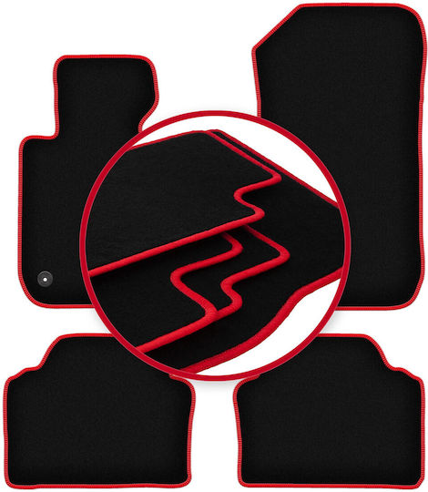 Carlux-red Car Mats Bmw 3 E90 Xdrive Sedan 2004-2011