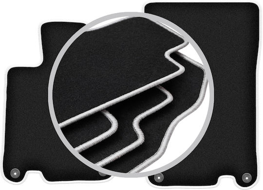 Carlux-Silber Autoteppiche Mercedes SL R230 Roadster 2001-2011