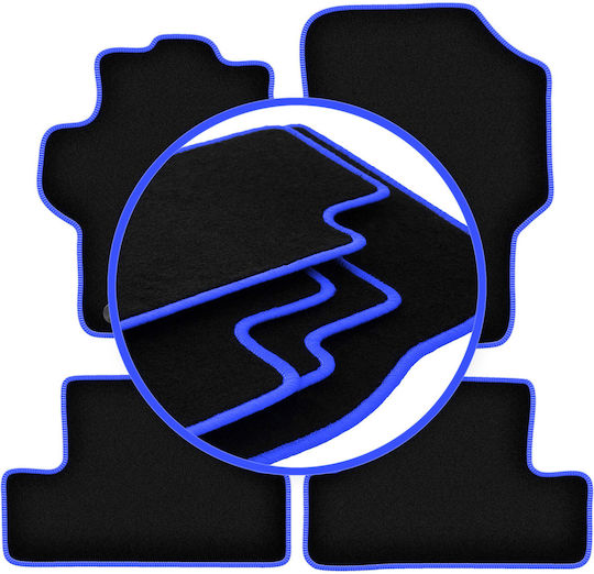 Carlux-blue Car Mats Peugeot 1007 Minivan 2004-2009