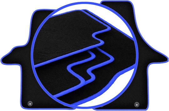 Carlux Blue Car Mats Volkswagen Transporter T6 Van 2015