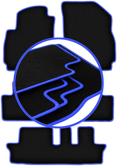 Carlux-blue Car Mats Chevrolet Orlando I 7 Seater 2011-2015