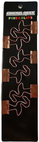 Flamingo Klammer 2cm 6 Stück Blister Set mit 3 Teilen