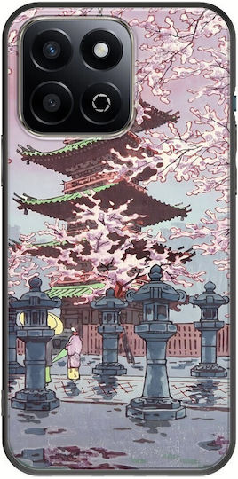 Ukiyo-e Cherry Blossom Honor 200 Smart 5g Black Tpu Μαύρη Σιλικόνη