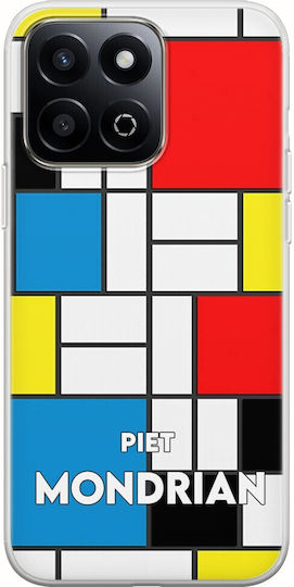 Piet Mondrian Honor 200 Smart 5G Flexible TPU Transparent Silicone