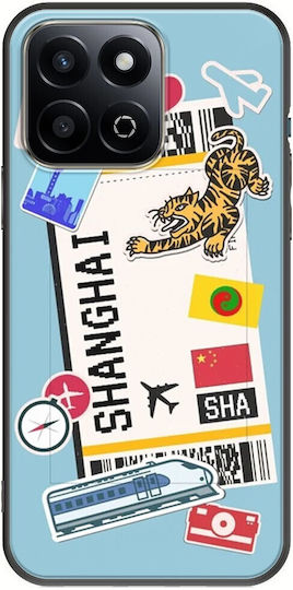 Ticket To Shanghai Honor 200 Smart 5G Schwarze TPU Silikon Hülle