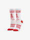 Odd Sox Ανδρικές Κάλτσες White/Red