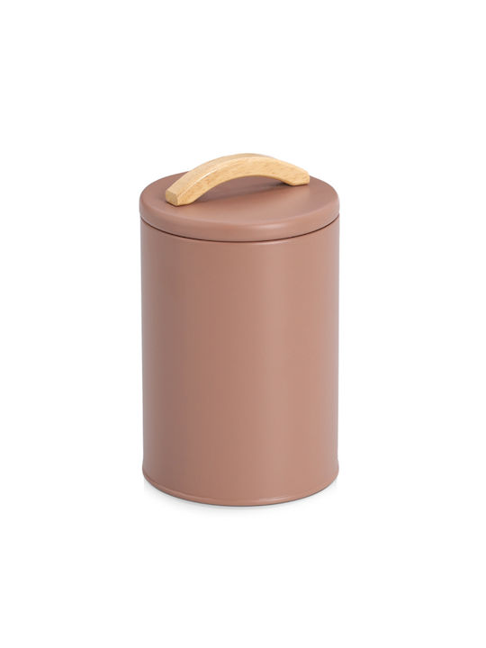 Vaza Uz General cu capac ermetic Metalic Roz 1300ml