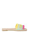 Women's Flat Sandals in Green Color