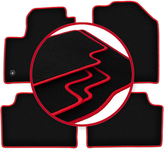 Carlux-red Car Floor Mats Kia E-soul Ii Soul Ev Hatchback 2020