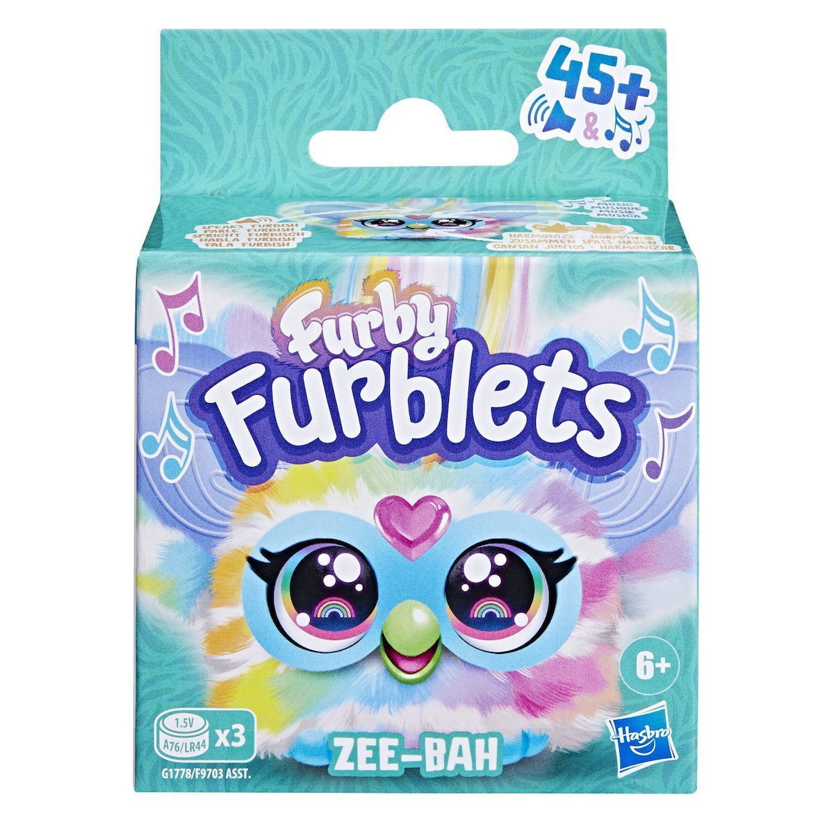 Febts売約済 Hasbro Jucărie De Plus Furby Furblets Cu Sunet Zee-bah Pentru 6+