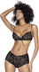 Two-Piece Lace Set Mal8803 Black By Mapale