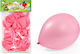 Composition with 25 Balloons Latex Pink 40cm