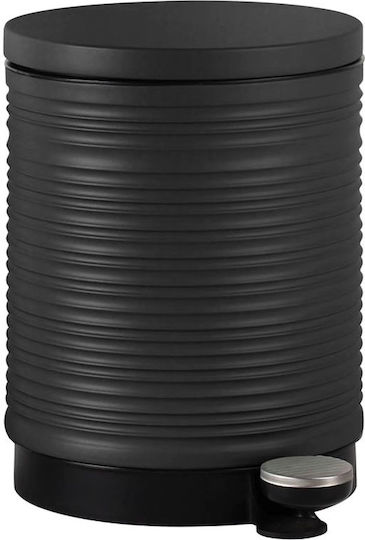 Ankor Μεταλλικό Καλαθάκι Μπάνιου Soft Close 5lt Γκρι