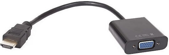 Vcom CG591 Adapter HDMI M zu VGA F Schwarz