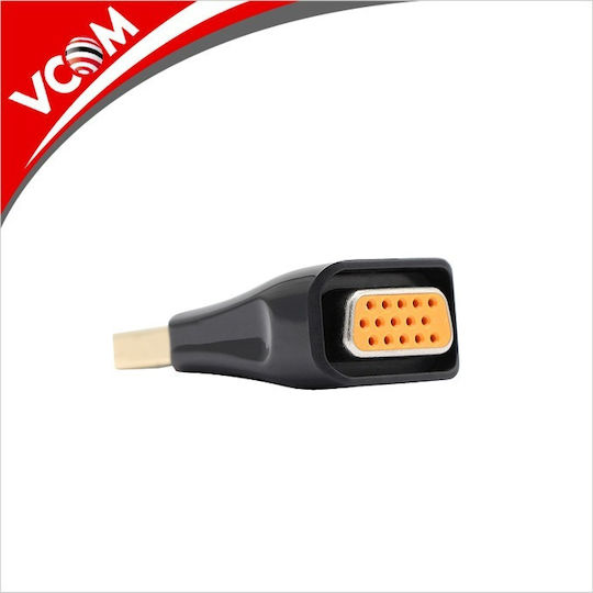 Vcom Adapter From Displayport M To Vga F Black