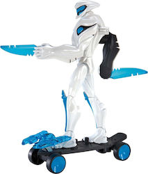 Max Steel Deluxe Turbo Skateboard Action Figures Boys 4+ Years