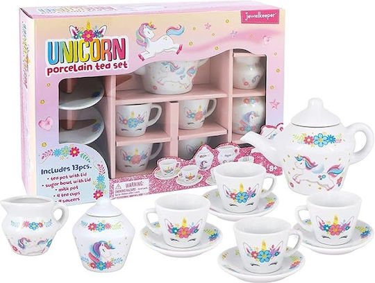Teeservice-Spielzeug Jewelkeeper Unicorn Porcelain 13Stück