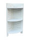 Bookcase Ivory 25x25x60cm