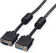 Cablu Roline 11.04.5651 VGA M la VGA F 2m Negru