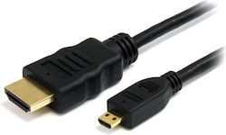M към микро HDMI мъжки - микро HDMI мъжки 1.5м Черен