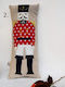 Fabric Christmas Nutcracker Red