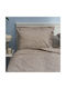 Charalambidis Textiles Калъфки За Възглавници Оксфорд Кафяви 52x72см