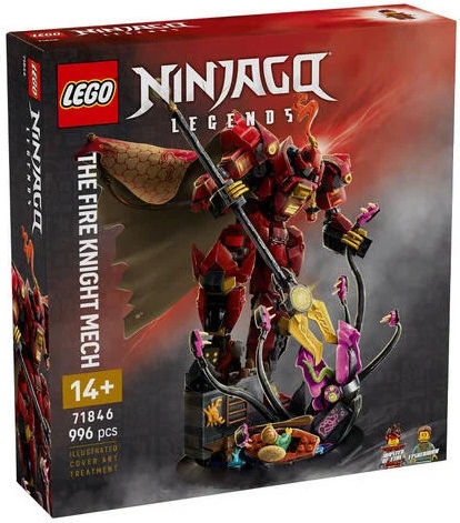 LEGO Ninjago The Fire Knight Mech for 14+ Years 996 Pieces