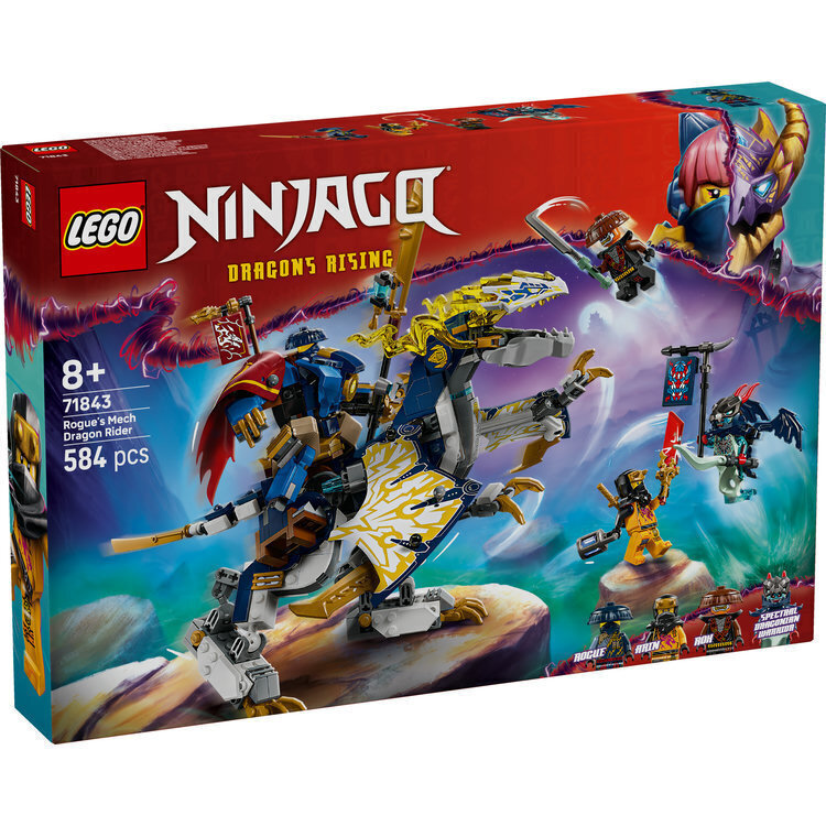 シュウ LEGO Ninjago Rogue's Mech Dragon Rider Pentru 8+ Ani 584 Bucăți