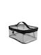 Cosmetic Toiletry Bag 21x15x9 Amber 2032-1 Transparent 21x15x9