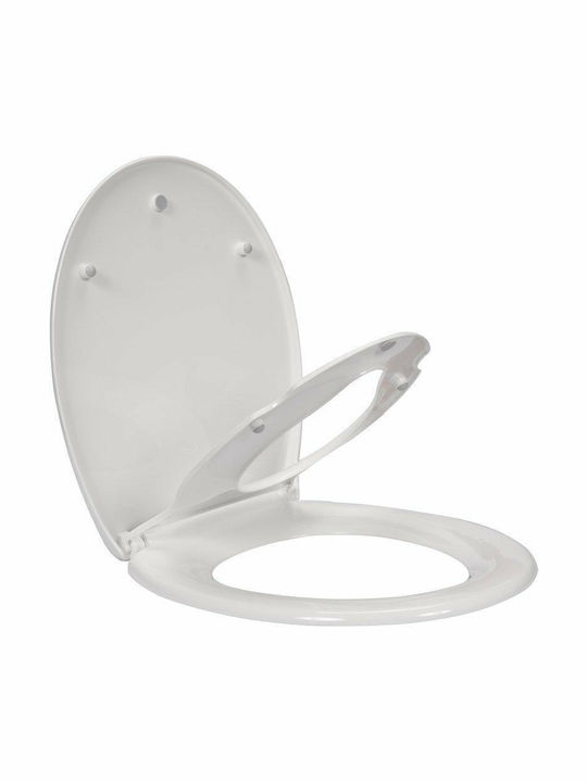 Toya Toilettenbrille Kunststoff Weiß