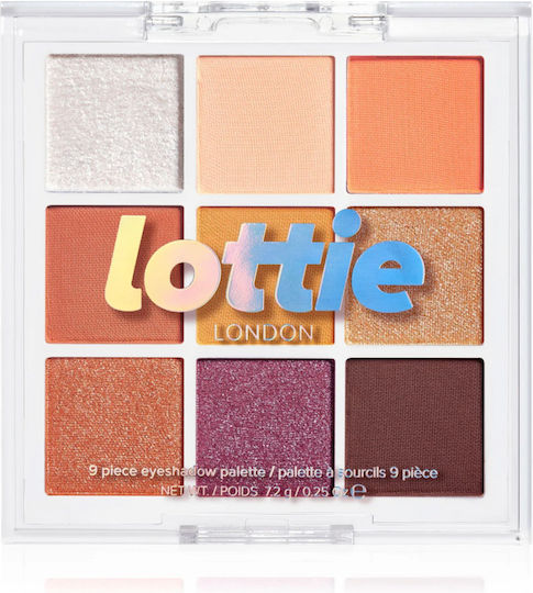 Lottie London Lidschattenpalette Matt in fester Form