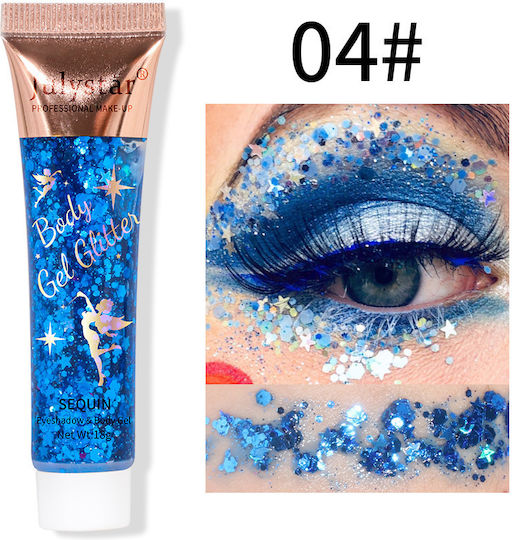Julystar Eye Shadow in Solid Form with Blue Color