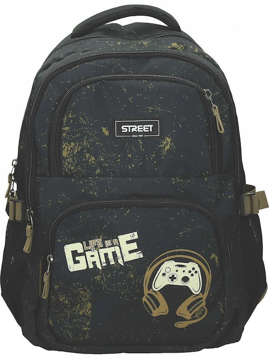 Street Gaming Schulranzen Rucksack mit Flaschen...