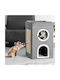 Bakaji Scratching Post Cat Trees Gray 3 levels 41x41x63cm