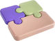 Queen Mother Plastic Kids' Food Container Puzzle Pink