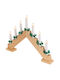 Bakaji Christmas Wood Candlestick 39.2x29.3cm
