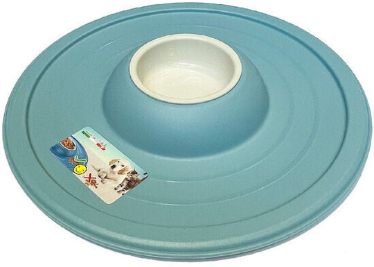 Georplast Kunststoff Schalen Futter für Hund & Katze 230ml in Hellblau Farbe