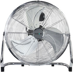 Elegant Floor Fan 36cm Silver