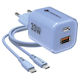 Forcell Charger GaN with USB-A Port and USB-C P...
