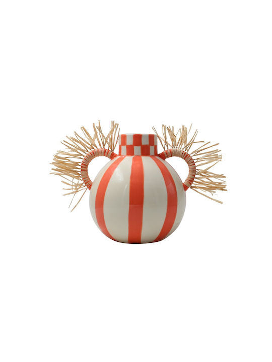 Que Rico Decorative Vase Yellow 19.5x16x17.5cm