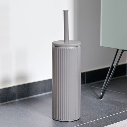 Metallisch Badezimmer Toilettenbürste Gray