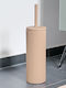 Metallic Toilet Brush Beige