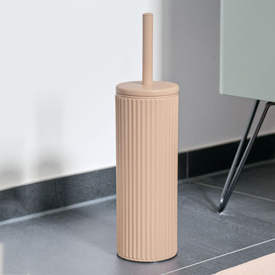 Metallisch Badezimmer Toilettenbürste Beige